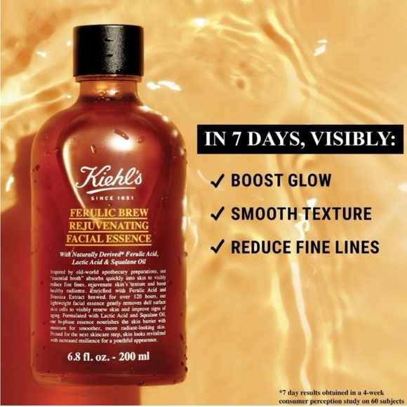 1 KIEHL’S FERULIC BREW REJUVENATING FACIAL ESSENCE - Picture 4 of 8